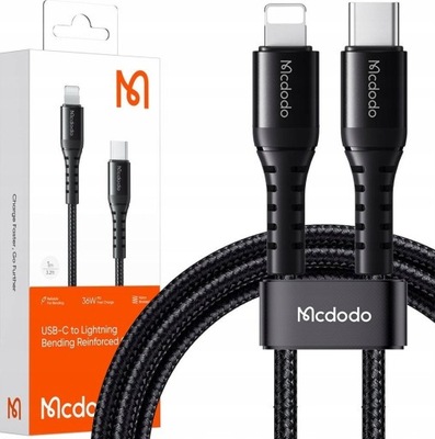 Kabel USB Mcdodo USB-C - Lightning 0.2 m Czarny