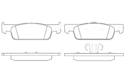 Remsa тормозные колодки тормозные dacia logan ii 1.2 фото №1