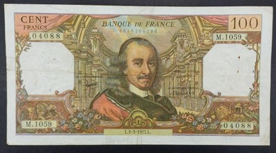 FRANCJA 100 FRANKÓW 1977