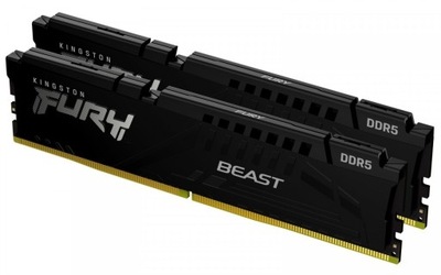 Pamięć DDR5 Fury Beast Black 16GB(2* 8GB)/6000
