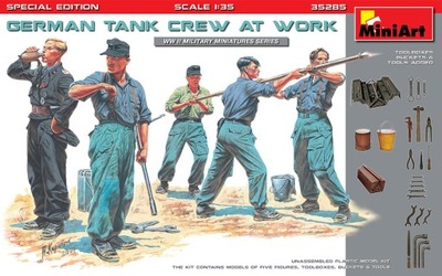 MINIART 35285 1:35 GERMAN TANK CREW AT WORK [LIMIT