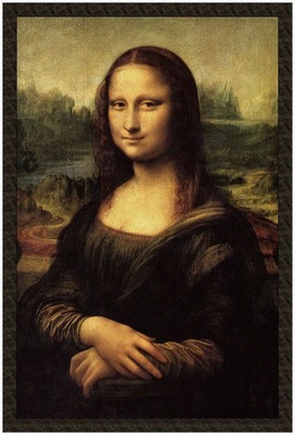 Naszywka Mona Lisa Leonardo da Vinci