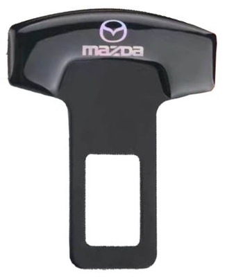 BRIDA CIEGA CLAVIJA PARA CORREA DE CORREAS CON LOGOTIPO MAZDA.  