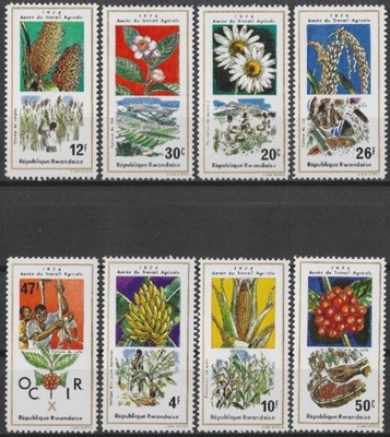 Rwanda - flora** (1975) SW 690-697