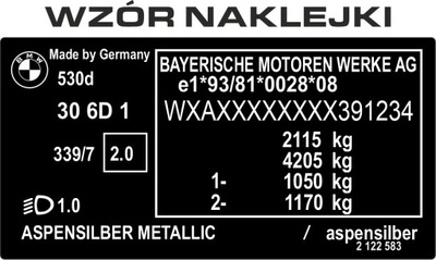 TABLA LIMPIA BMW PEGADURA LIMPIA  