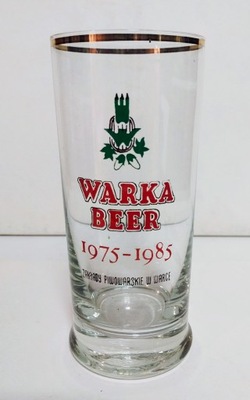 szklanka PIWO WARKA BEER 1975- 1985 PRL