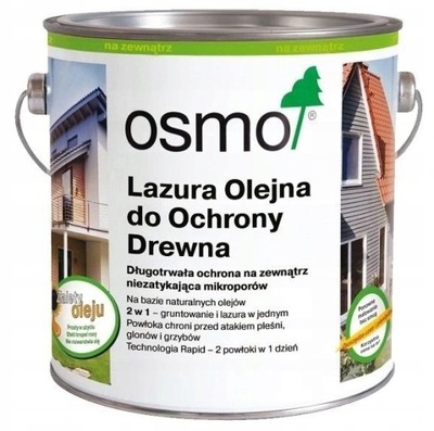 Osmo 706 Lazura Olejna Ochronna do drewna Dąb 2,5L