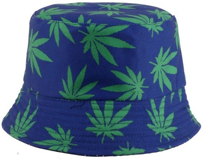 Czapka Kapelusz RYBACZKA bucket hat marihuana