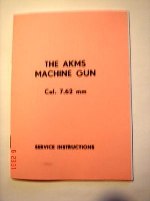 The AKMS machine gun Cal. 7,62 mm