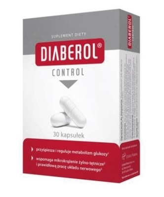 Diaberol Control, 30 kapsułek cukier u diabetyków