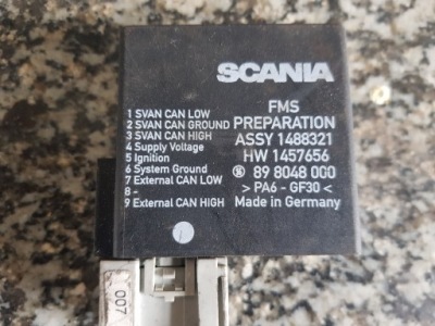 Реле колодка fms spalania scania r фото №1