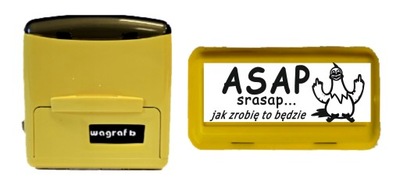 pieczątka śmieszne wzory ASAP