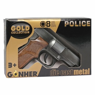 METALOWY PISTOLET POLICYJNY