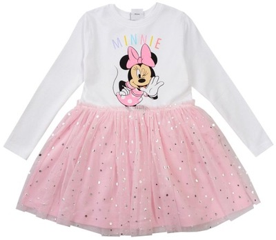 MYSZKA MINNIE SUKIENKA TIUL BROKAT 104 R408K