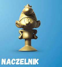 STIKEEZ LIDL 2017 smerfy figurka NACZELNIK