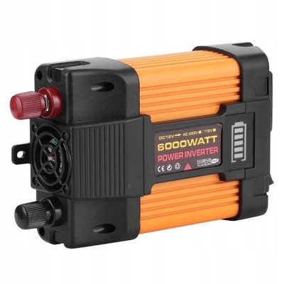 PRZETWORNICA 12V/220V 500W/6000W CZYSTY SINUS