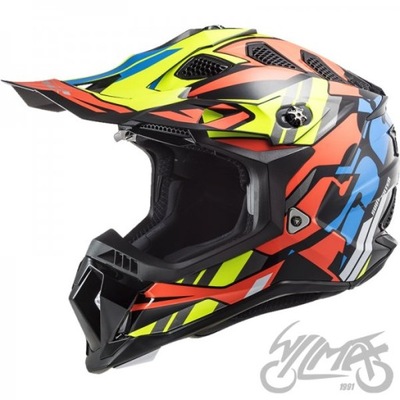 HELMET LS2 MX700 SUBVERTER EVO RASCAL BL. ORANGE COLOR XXL  