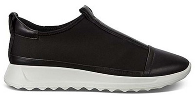 Sneakersy ECCO FLEXURE czarne wsuwane skóra 35