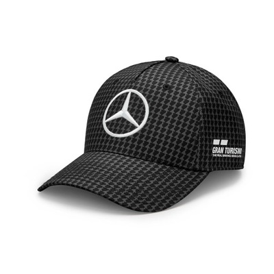 CZAPKA BASEBALLOWA DZIECIECA NEGRA LEWIS HAMILTON MERCEDES AMG F1  