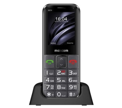 Telefon komórkowy Maxcom MM730 32 MB / 32 MB czarny