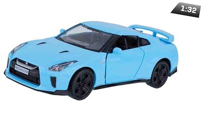 MODELO AUTO 1:32, RMZ NISSAN GT-R 2017, AZUL T3N70  