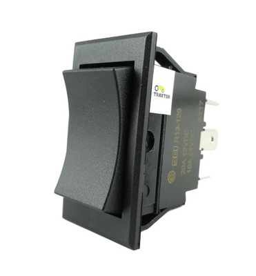 Auto-off-auto 6-pin перемикач клавішний sci r13 фото №1