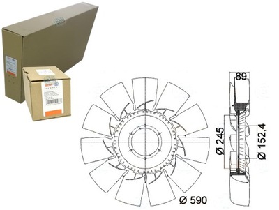 WENTULATOR DE RADUATEUR BEHR HELLA 376757761 - milautoparts-fr.ukrlive.com