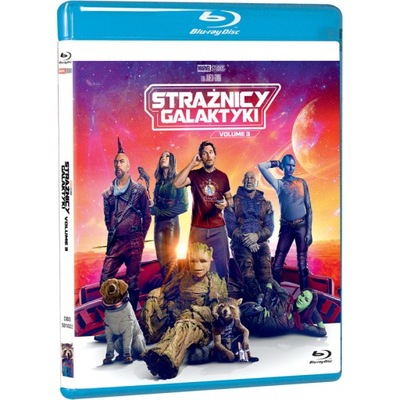 STRAŻNICY GALAKTYKI vol.3 Blu-Ray PL NOWA FOLIA