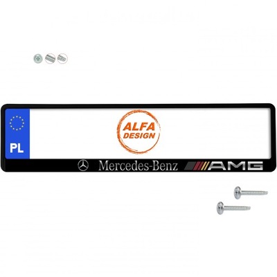 CUADRO TABLAS REJESTRACYJNEJ MERCEDES AMG 1 PIEZAS WKRETY REGALO  