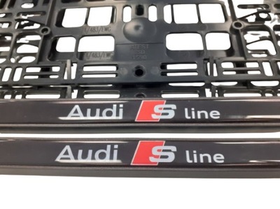 CUADROS PARA TABLICE REJESTRACYJNA AUDI S-LINE UNIKAT  