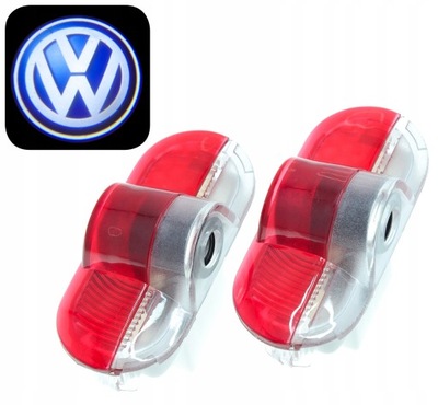 VW DIODO LUMINOSO LED LOGOTIPO PROYECTOR BORA CADDY GOLF IV I INNE!  