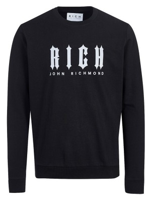 JOHN RICHMOND markowa męska bluza BLACK -50%%% M