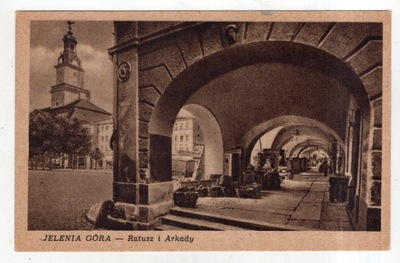 Jelenia Góra - Rynek Ratusz Arkady - WZG - ok1950