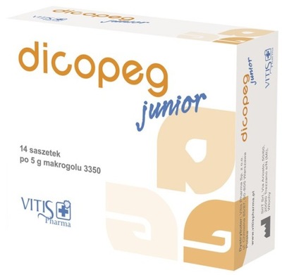 Dicopeq Junior na zaparcia 14 saszetek