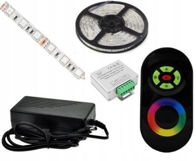 ZESTAW 2,5m TASMA LED RGB 5050 PILOT RF DOTYKOWY