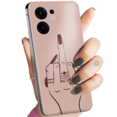 ETUI DO OPPO RENO13 F 4G / 5G WZORY FUCK YOU FUCK OFF OBUDOWA POKROWIEC