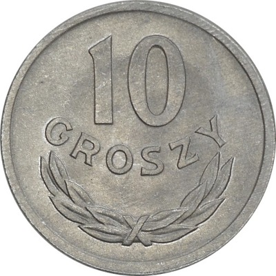 6.PRL, 10 GROSZY 1965 mennicza