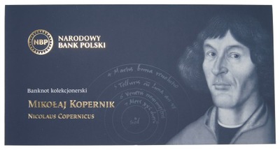 20 zł 2023 Mikołaj Kopernik etui do banknotu