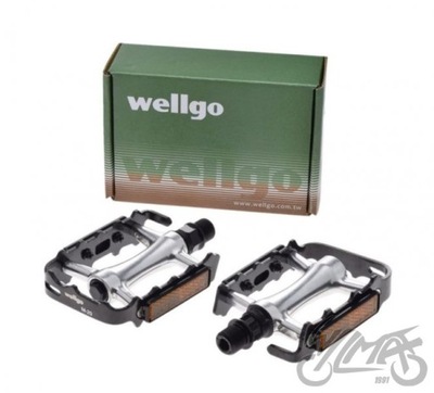 PEDAL BICICLETAS WELLGO ALUMINIO 2 PIEZAS COJINETE  