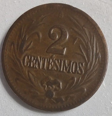 1578c - Urugwaj 2 centésimos, 1947