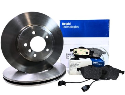 DELPHI DISCOS ZAPATAS PARTE DELANTERA FORD TOURNEO CONNECT 2002-2013 278MM  