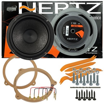 HERTZ C 165 ALTAVOCES TOYOTA AVENSIS T22 PARTE DELANTERA PARTE TRASERA  