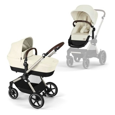 Wózek 2w1 Cybex Eos Lux Seashell Beige