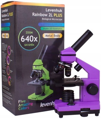 Mikroskop Levenhuk Rainbow 2L Plus Ametyst