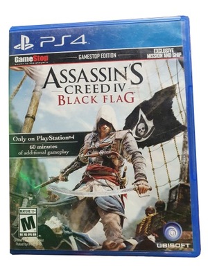 ASSASSINS CREED BLACK FLAG GAMESTOP EDITION PS4
