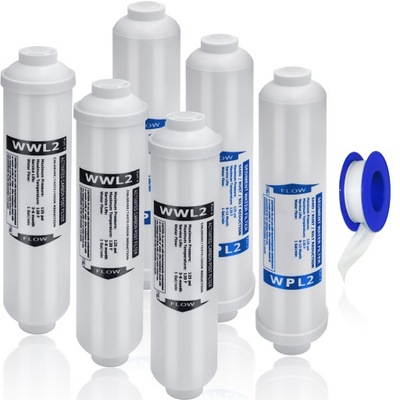 3x komplet wkładów do RO3 filtr wody akwarystyczny
