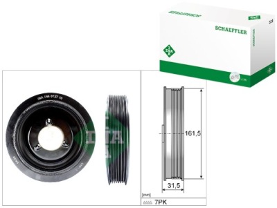 Шкив коленчатого вала коленчатого ford ranger transit transit v363 land фото №1