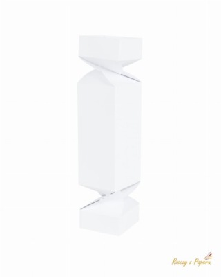 Pudełko CUKIEREK - białe 7x7x29,5