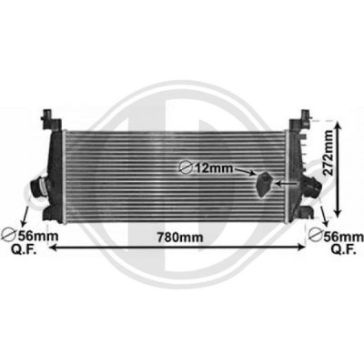 CHŁODNICA POWIETRZA DOŁADOWUJĄCEGO DO OPEL INSIGNI