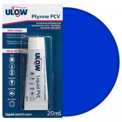 Ulow Liquid Patch - Łatka PVC do pontonu Niebieski